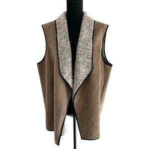Talbots Faux Sherpa Vest Size XLP